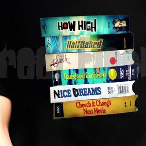 VHS Stack T shirt VHS movies 4..20..Day!